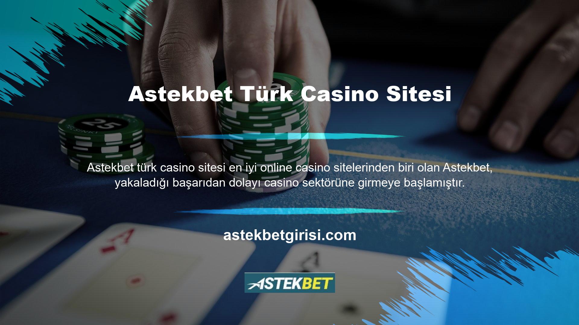Türkçe çevirisi kusurlu olsa da, Astekbet yakın zamanda casino web sitesini oyunlarının kalitesiyle eşleşecek şekilde Türkçe'ye çevirdi